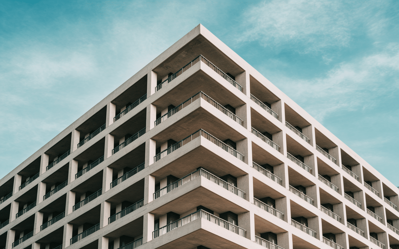 Coupe structure immeuble année 70 béton armé préfabriqué