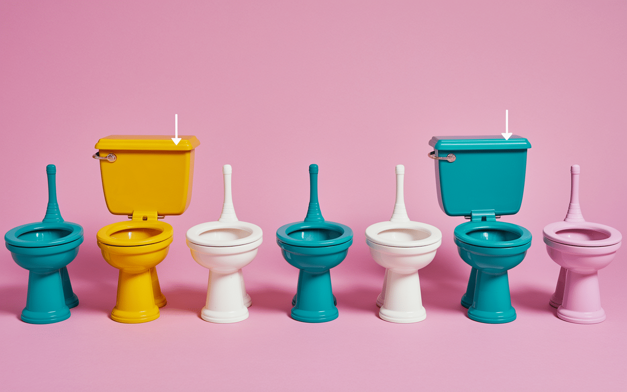 modèles brosse wc silicone différents comparés