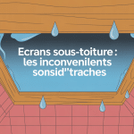 inconvénient écran sous-toiture vue coupe humidité