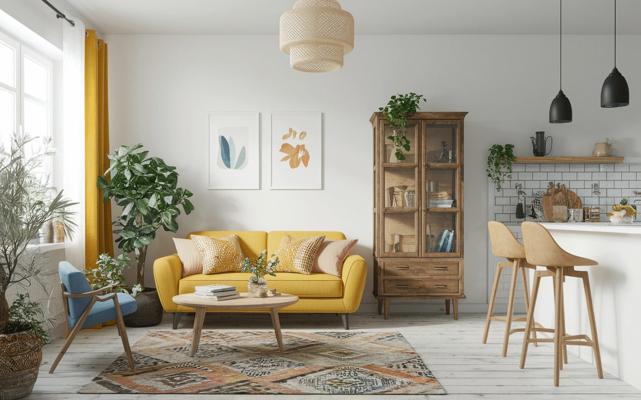 Inspiration indie home, salon, chambre, cuisine, déco créative