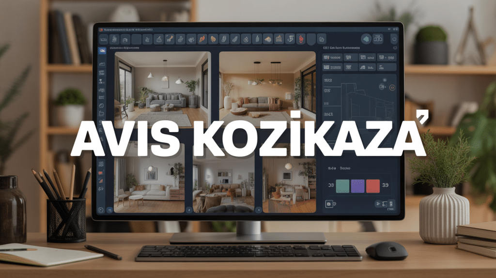 Kozikaza avis vue logiciel 3D plans et outils