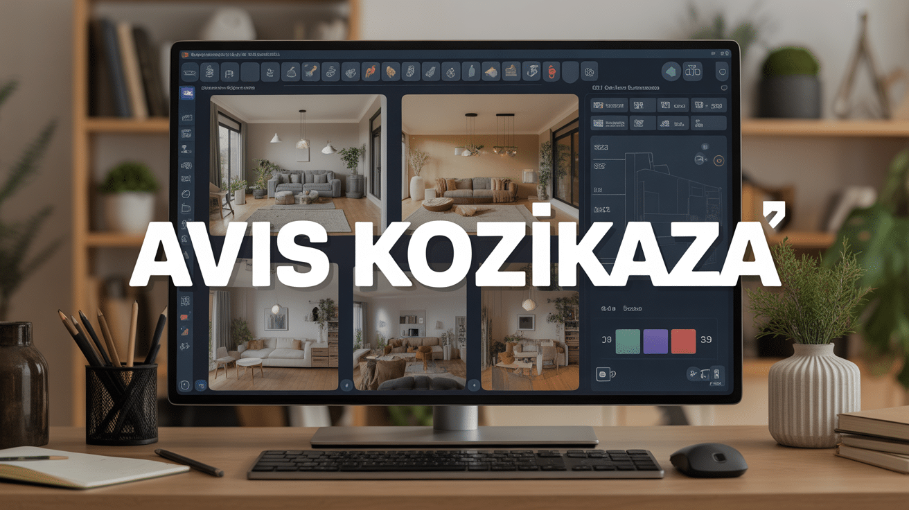 Kozikaza avis vue logiciel 3D plans et outils