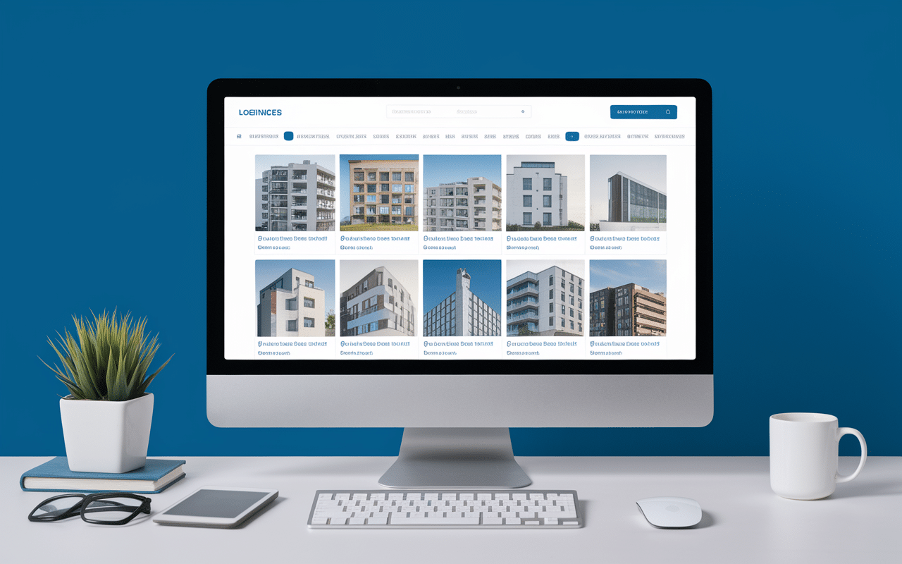 Grille annonces loc annonces avec filtres SEO