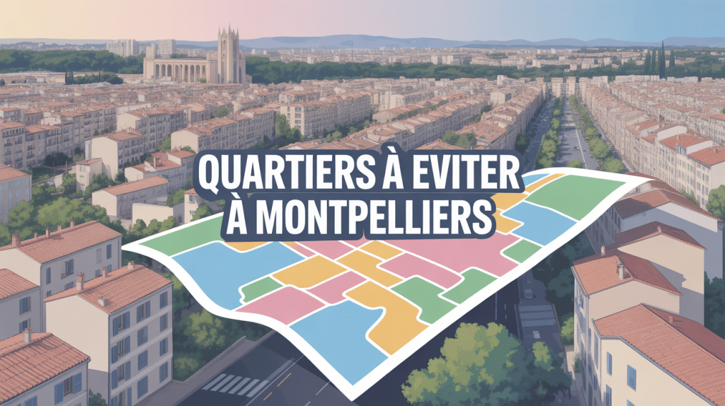 Carte quartiers à éviter Montpellier