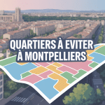 Carte quartiers à éviter Montpellier