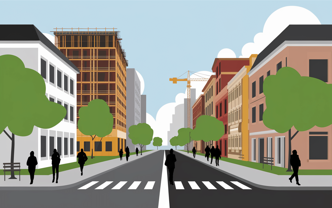 Quartier à éviter Bourg-en-Bresse secteur sensible en rénovation illustration