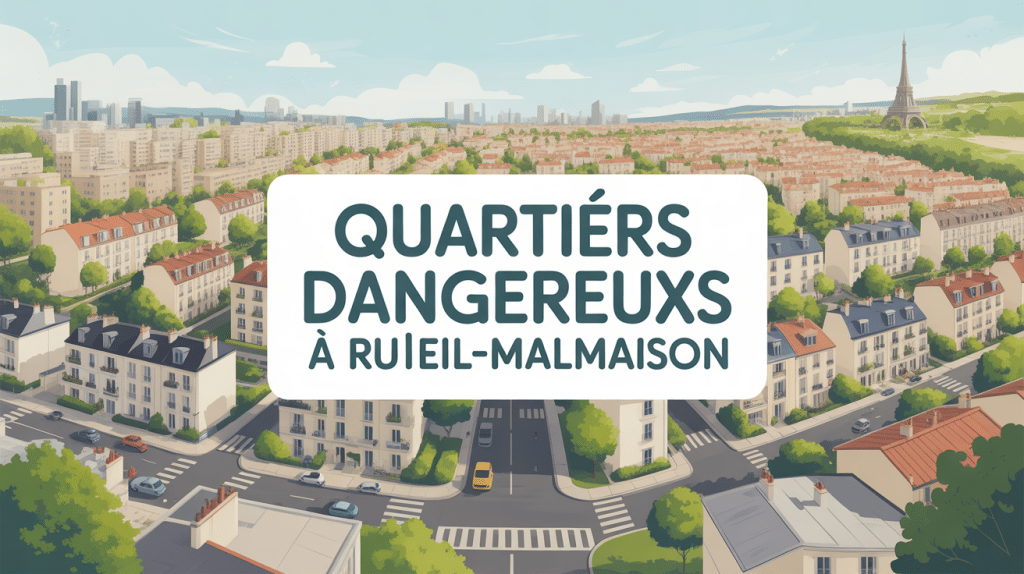 Vue aérienne rueil-malmaison quartiers à éviter illustration