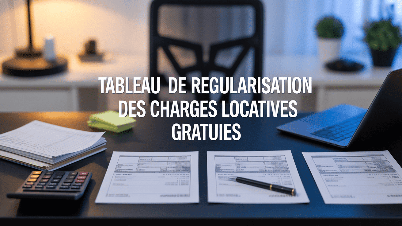 tableau régularisation charges locatives gratuit documents calculatrice