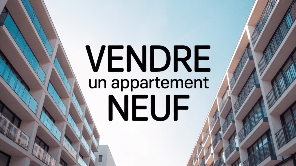 vendre appartement neuf facade moderne