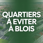 Vue aérienne des quartiers à éviter à Blois