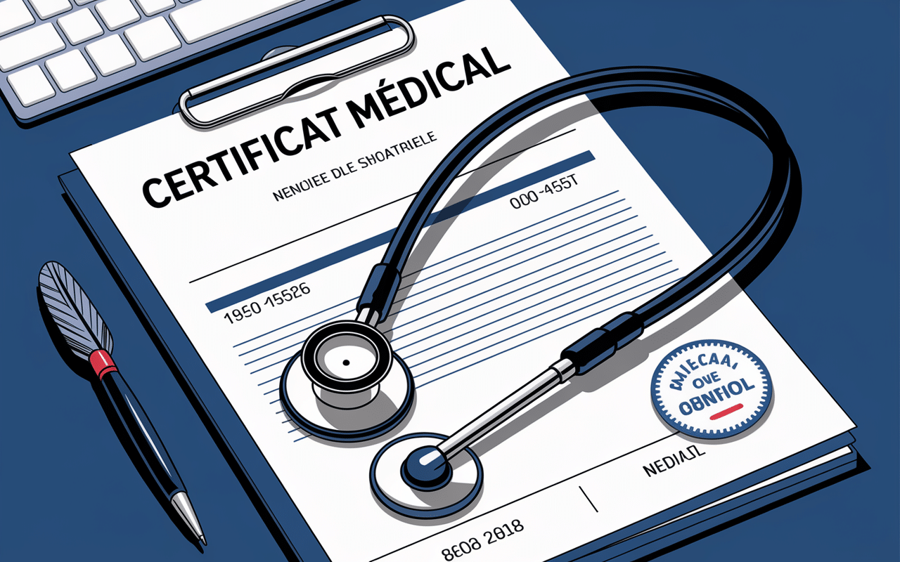 arret de travail antidaté stethoscope certificat