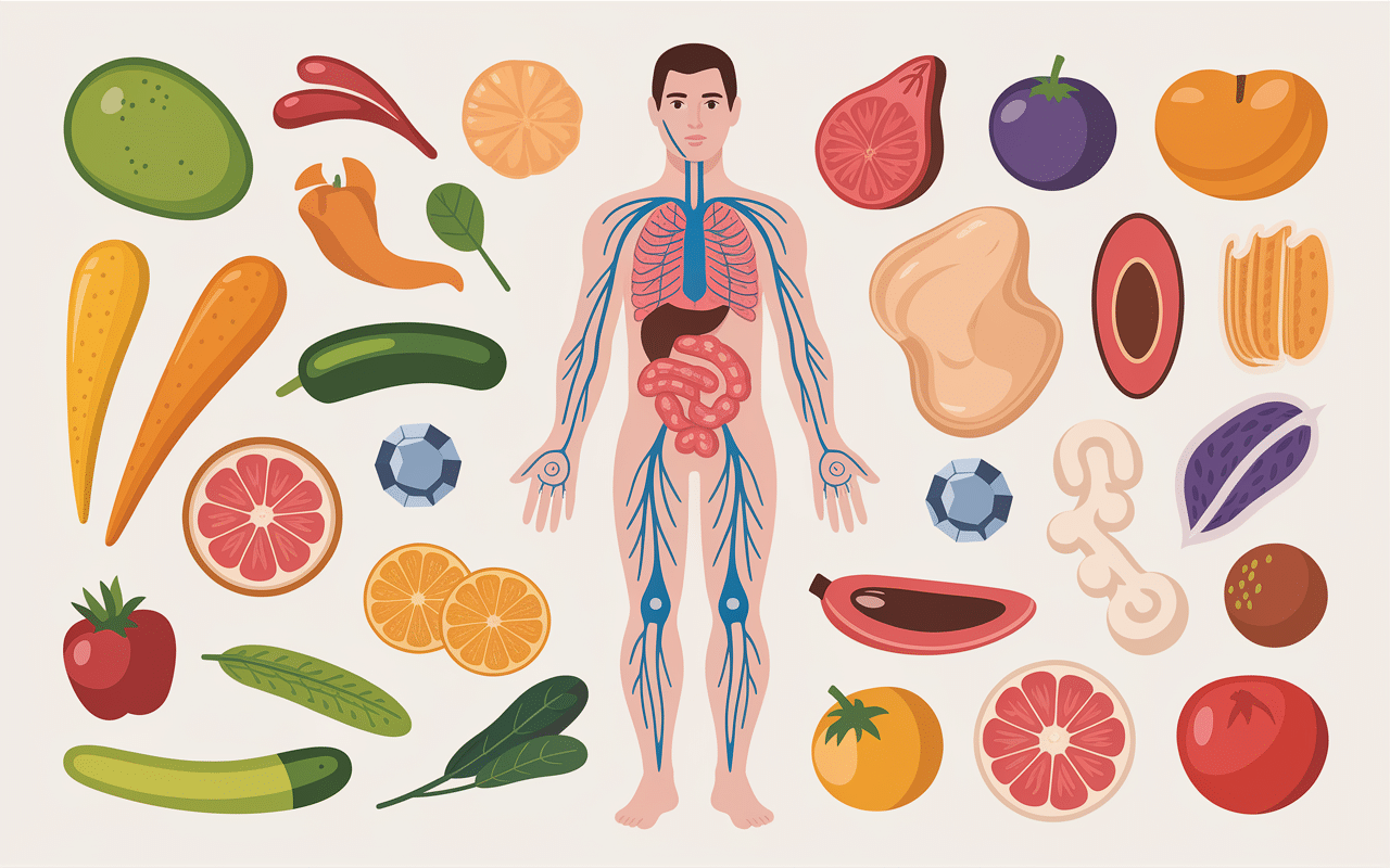 Schéma alimentation banane et acide urique