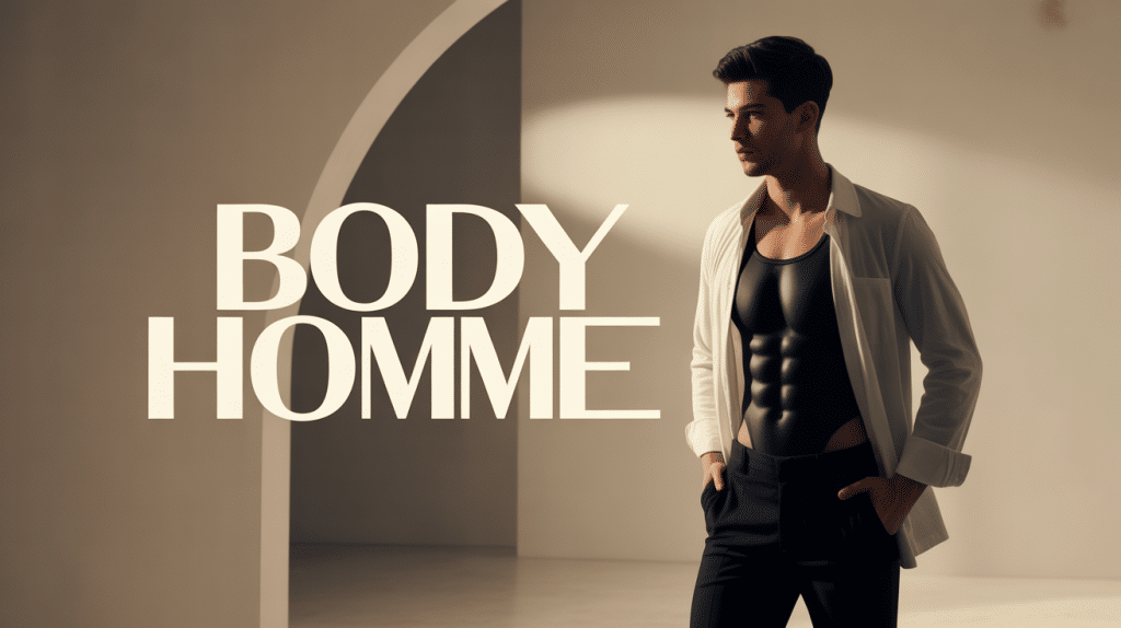 Bodies homme moderne sous chemise blanche