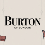 costume burton of london sur cintre avec style britannique