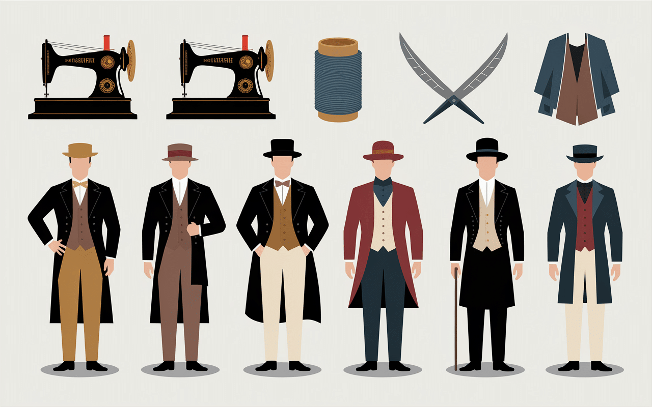 évolution historique burton of london mode masculine