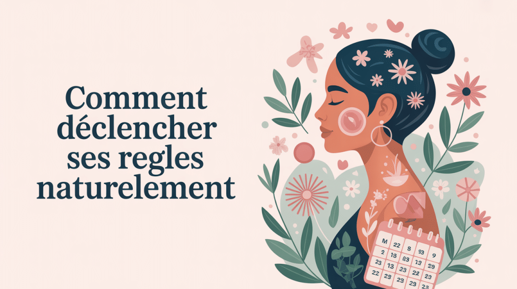 comment declencher les regles illustration feminine naturelle