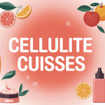 comment enlever la cellulite des cuisses illustration stylisée wellness