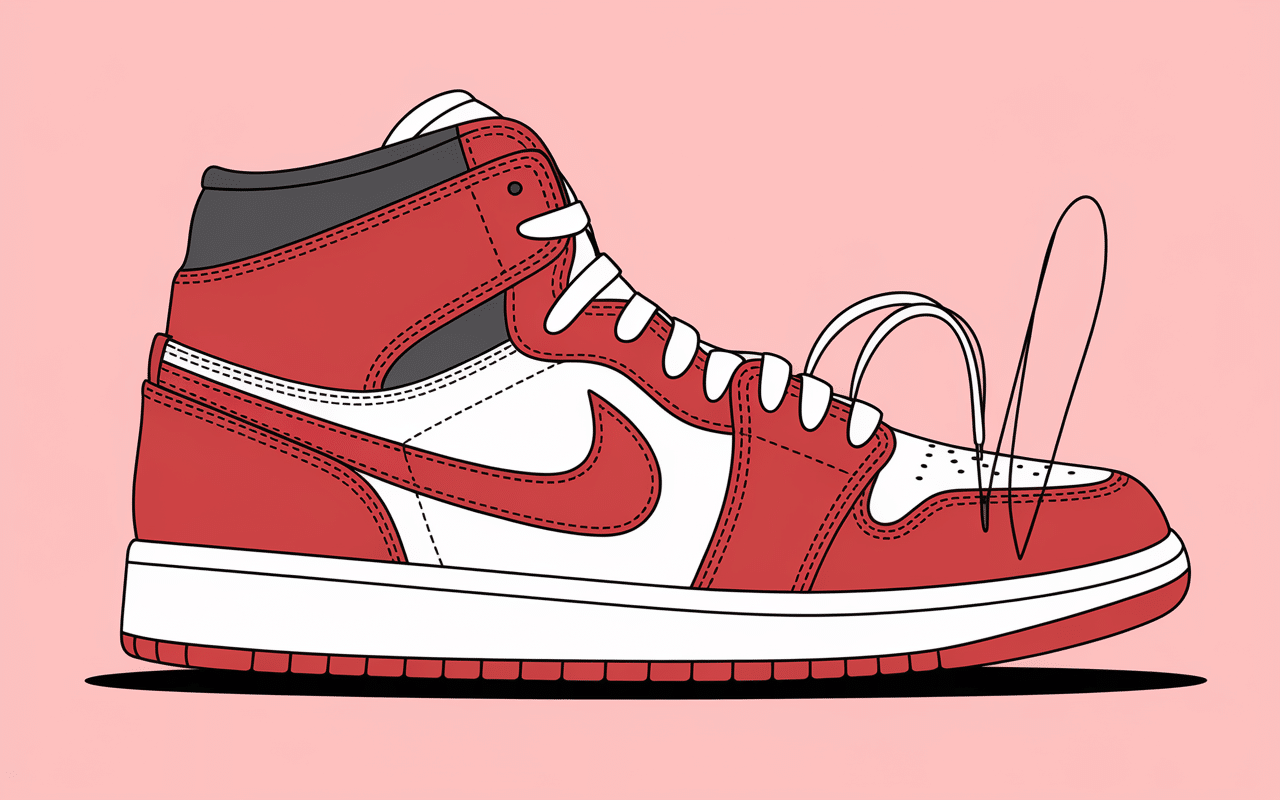 Comment faire les lacets étapes sur chaussure de sport