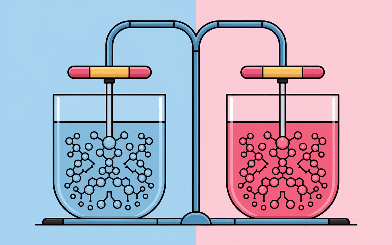 schéma électrolyse eau ionisée ions