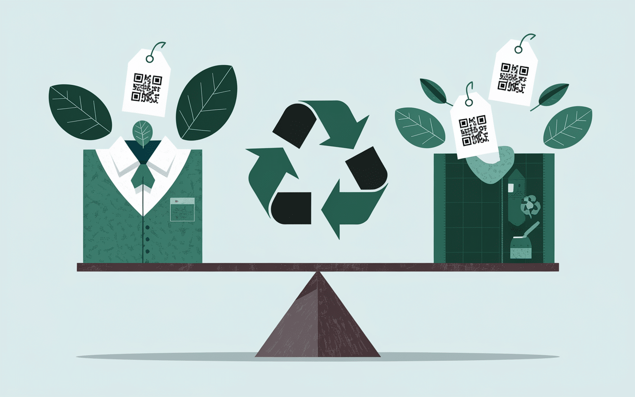 efashion balance commerce durabilité recyclage
