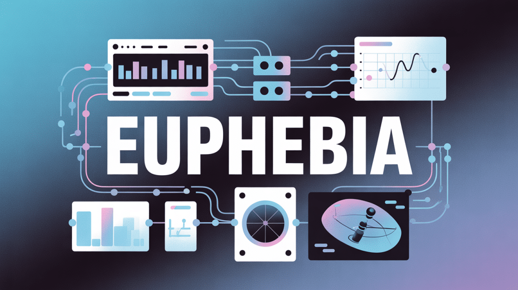 Illustration futuriste euphebia technologie réseaux