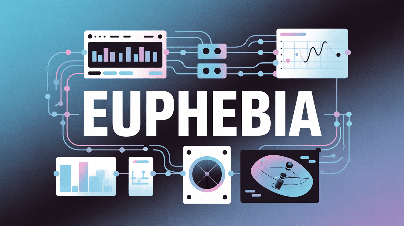 Illustration futuriste euphebia technologie réseaux