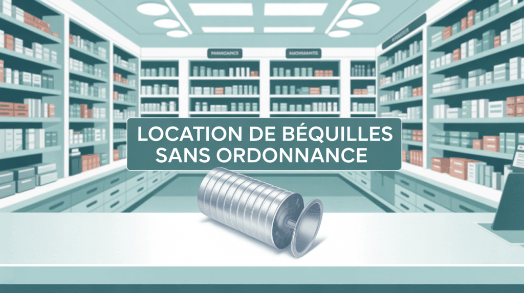 Louer béquille pharmacie sans ordonnance comptoir pharmacie