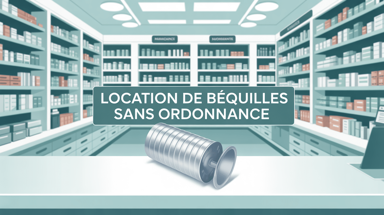 Louer béquille pharmacie sans ordonnance comptoir pharmacie