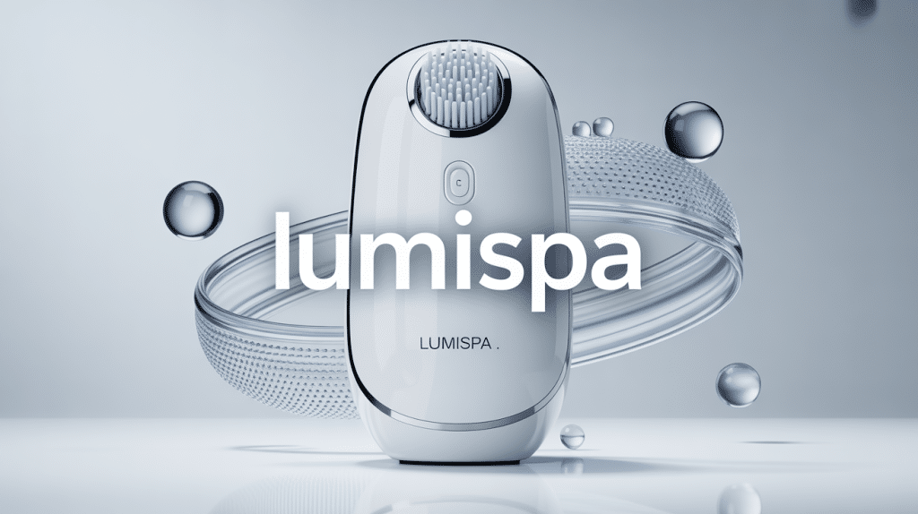 Lumispa appareil beauté moderne fond blanc