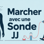 peut on marcher avec une sonde jj image silhouette urinaire