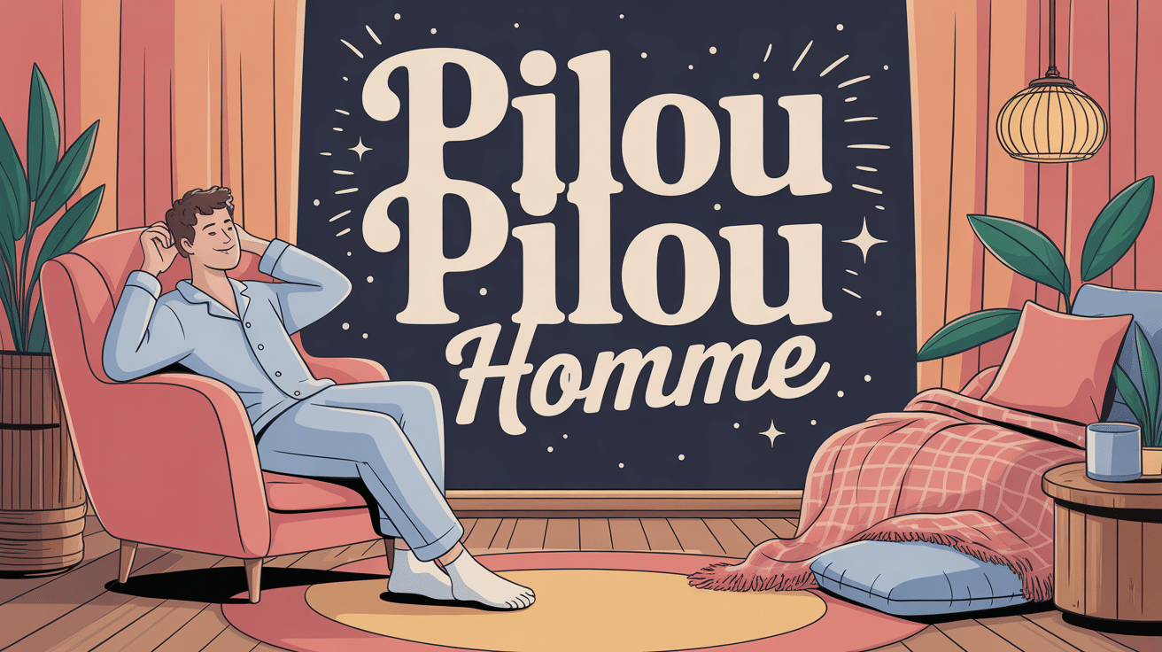 Homme relax en pilou pilou homme fauteuil cocooning