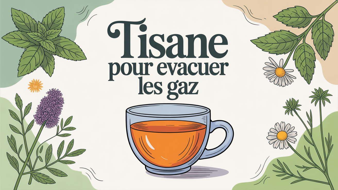 quelle tisane pour évacuer les gaz tasse plantes médicinales