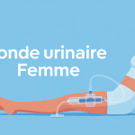 illustration sonde urinaire femme