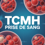 tcmh prise de sang globules rouges hemoglobine 3d