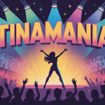 Scène concert tinamania avec foule et chanteuse