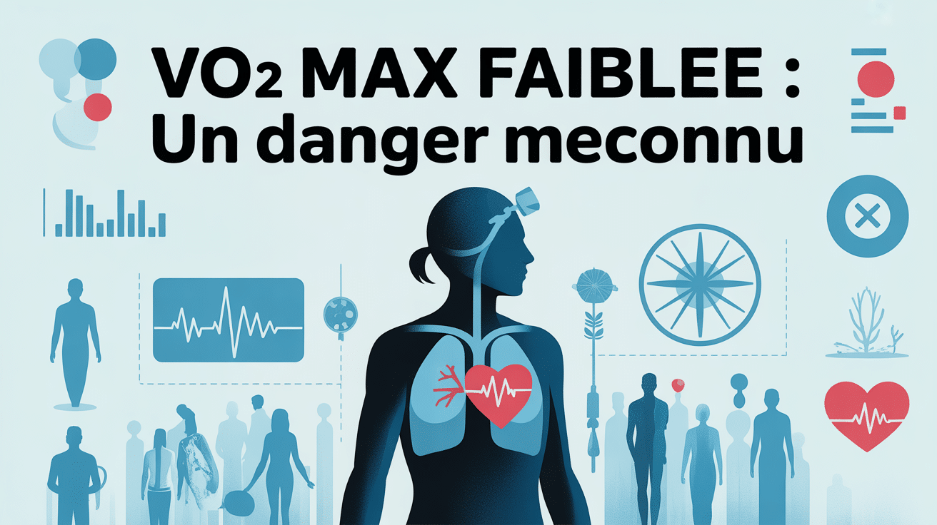 VO2 max faible danger silhouette cœur santé