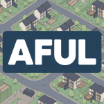 Illustration aful quartier résidentiel moderne