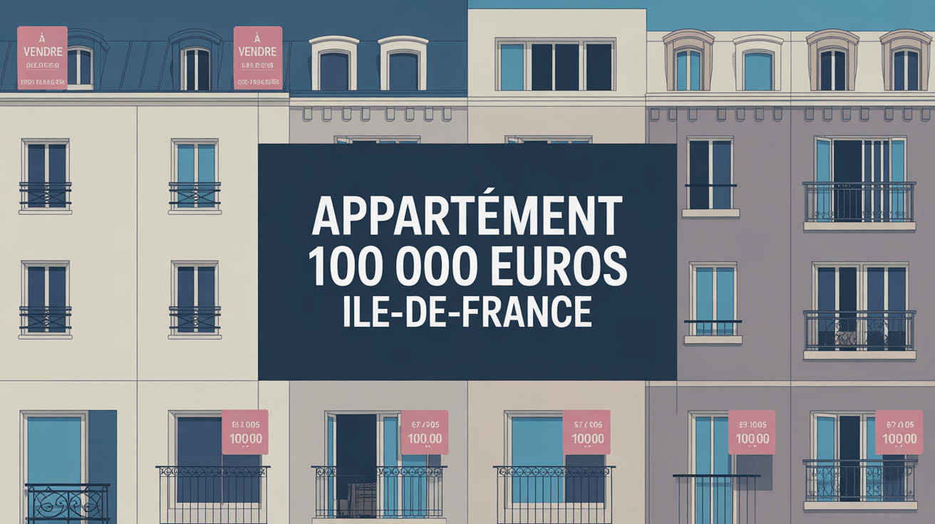 Vue aérienne immeubles appartement 100 000 euros Île-de-France