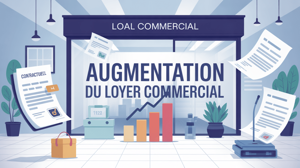 illustration augmentation du loyer commercial vitrine