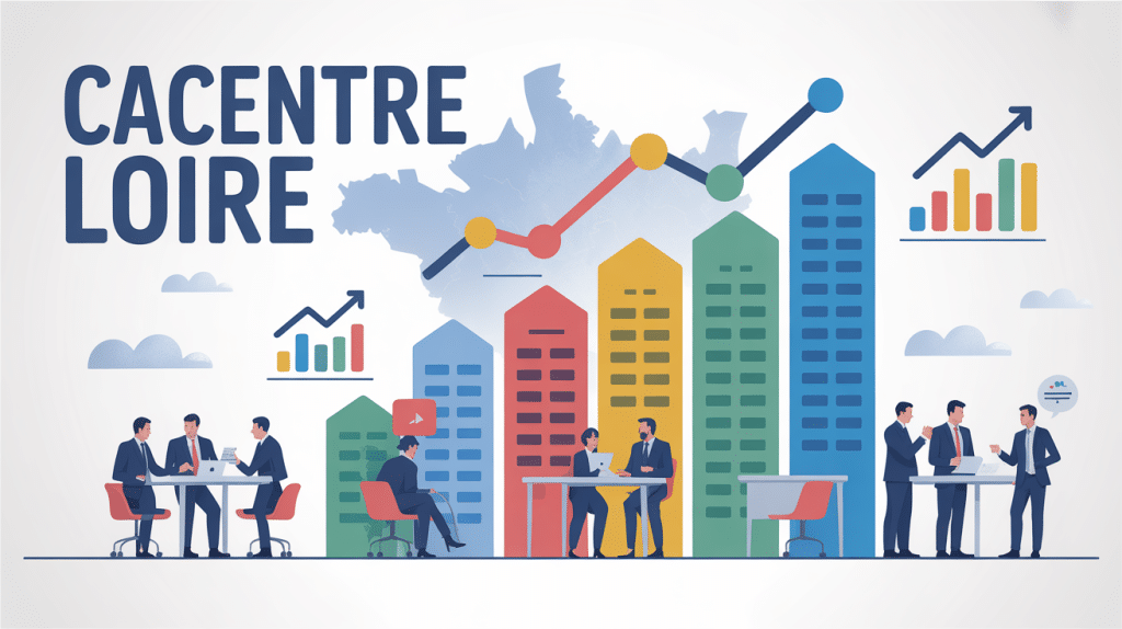 cacentre loire centre d'affaires stylisé région centre-val de loire