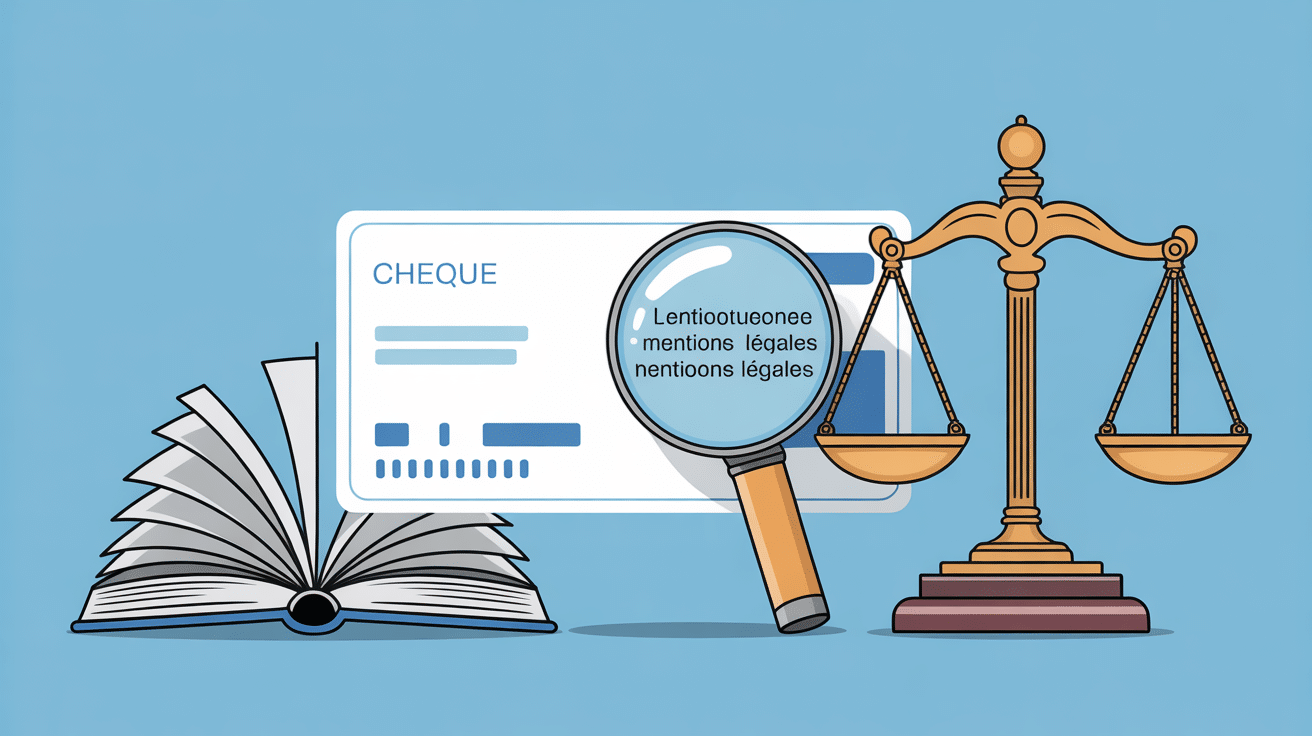 comment faire un chèque de caution non encaissable mention légale