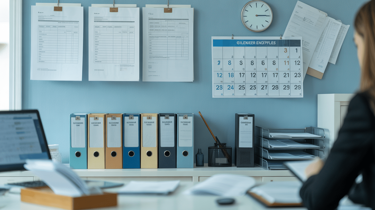 Documents officiels et calendrier pour inscription à l'ordre du jour d'une cal