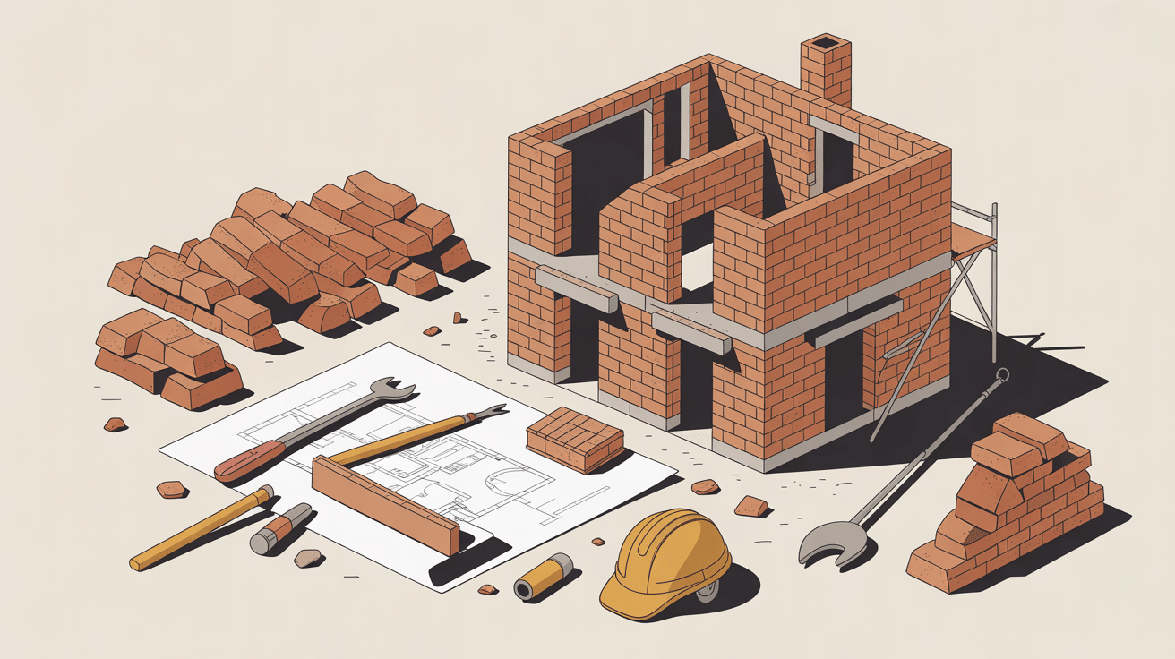 chantier construction maison niger materiaux