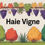 Haie vigne décorative dans jardin harmonieux
