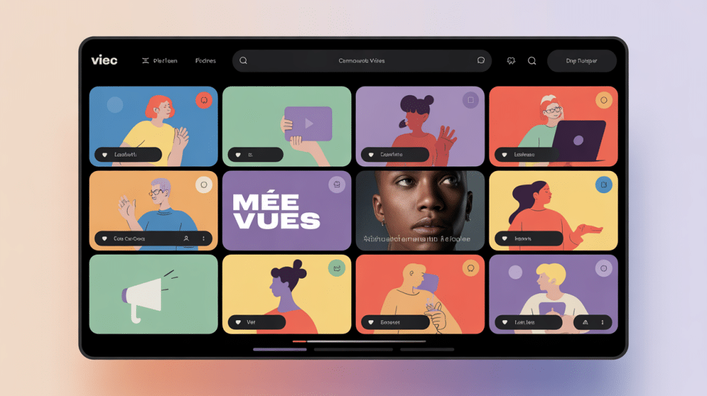 interface mee vues streaming video