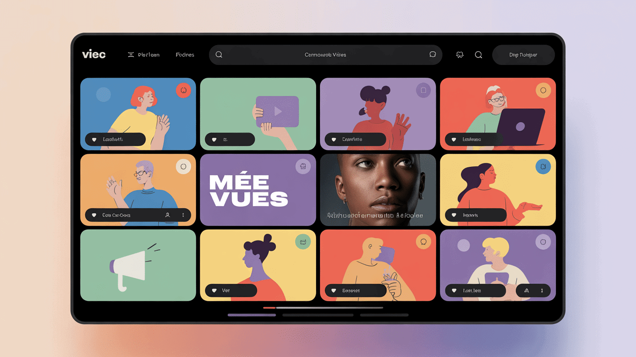 interface mee vues streaming video