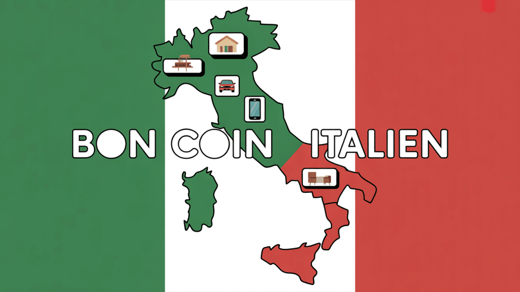Carte Italie icônes annonces le bon coin italien