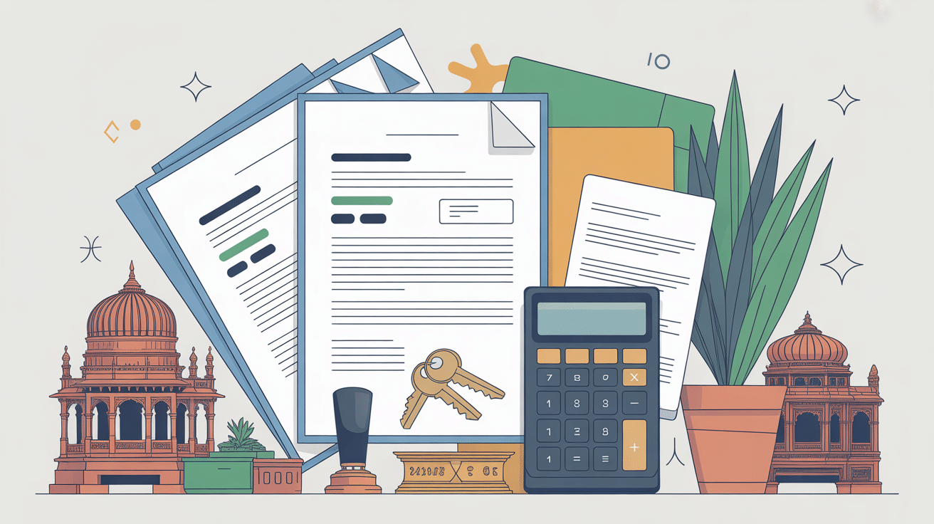 Maison Inde étape achat documents administratifs