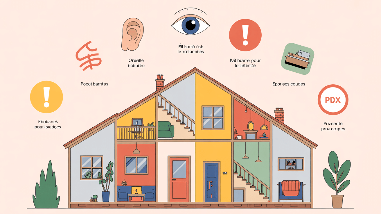 Problèmes typiques maison mitoyenne invendable