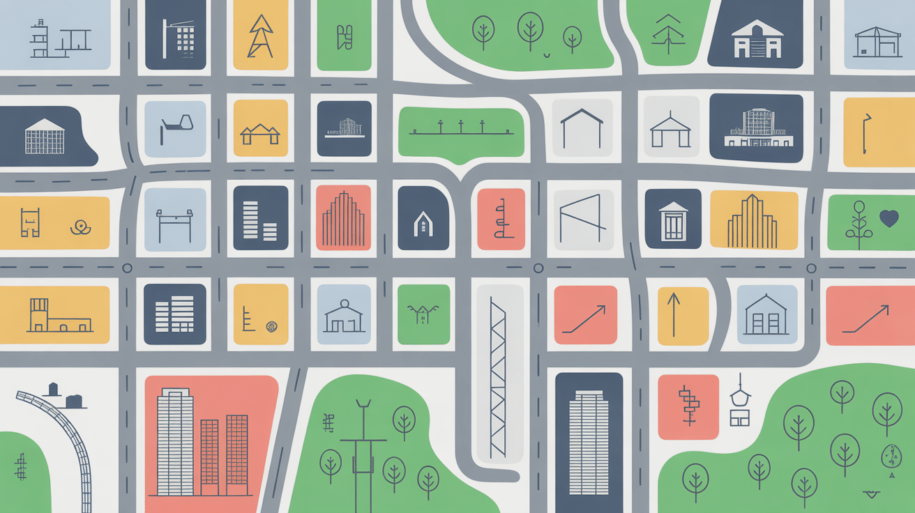 carte zones plan local d'urbanisme clermont ferrand